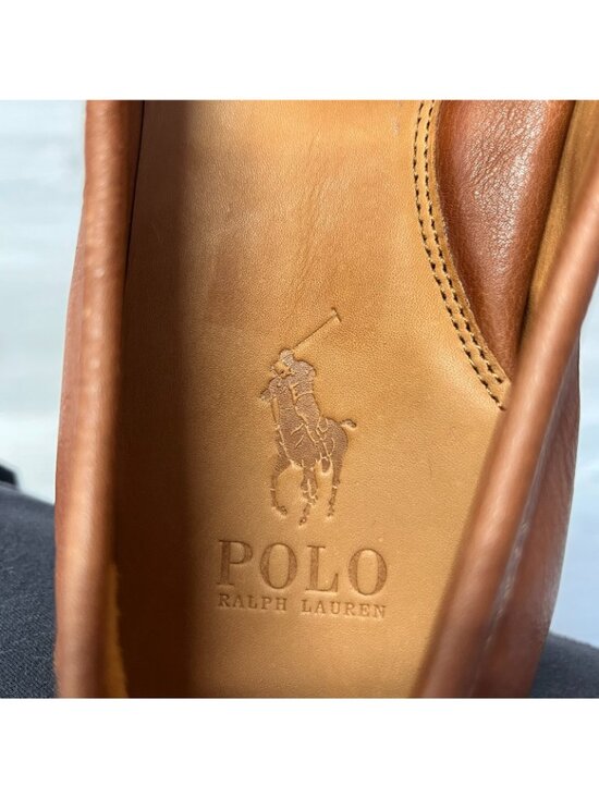 Polo Ralph Lauren Merton Vnetn Men\'s Shoes Tan : US 11.5 - Leather Loafers